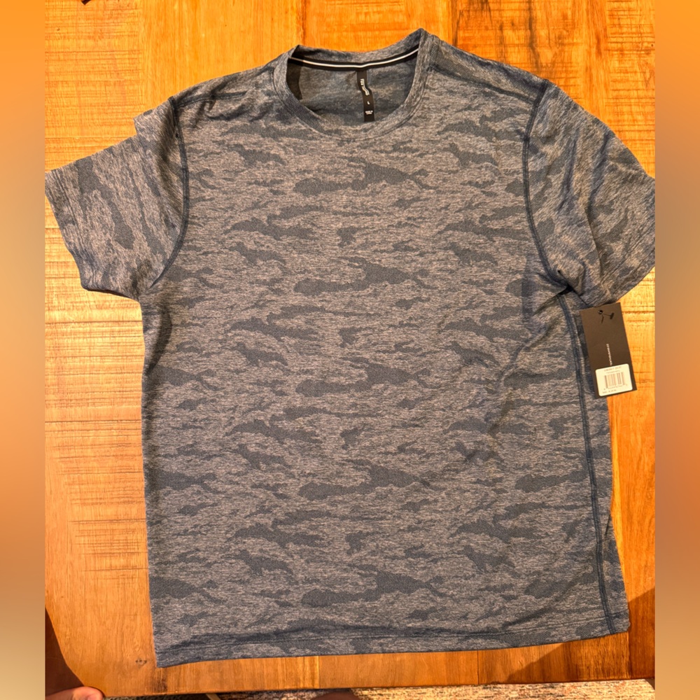 Ten Thousand Camo Knit shirt large blue